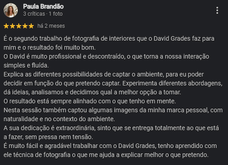 Testemunho real